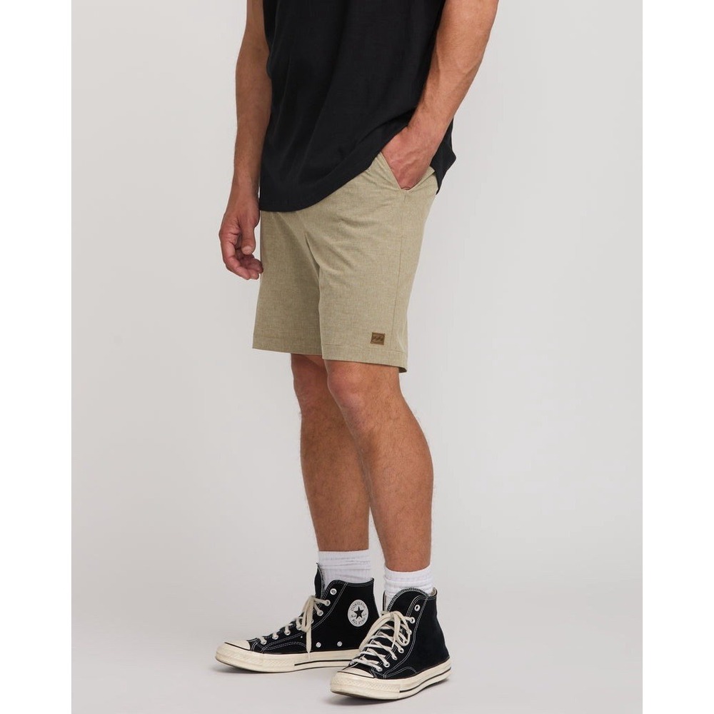 Billabong Crossfire Submersible Shorts Mens 36 Khaki Excellent Hybrid Chino